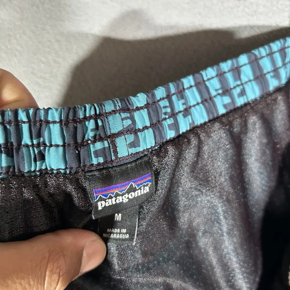 Patagonia Swim Baggies Shorts Trunks Men's Medium Blue Aztec Lined 4.5